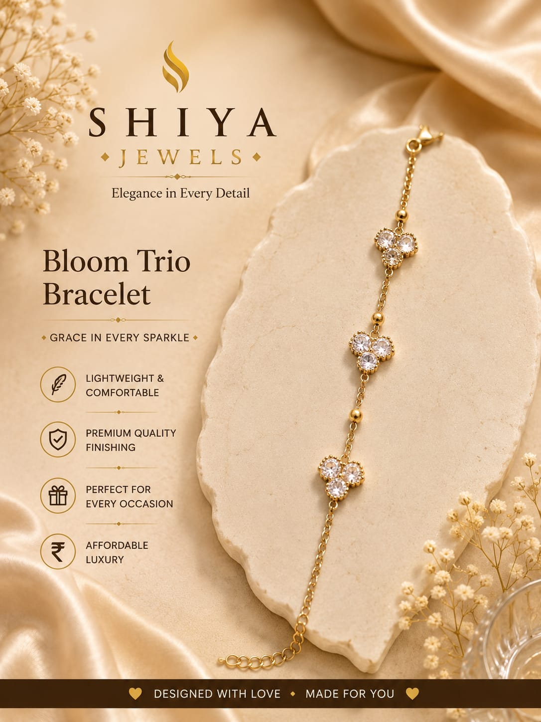 Bloom Trio Bracelet