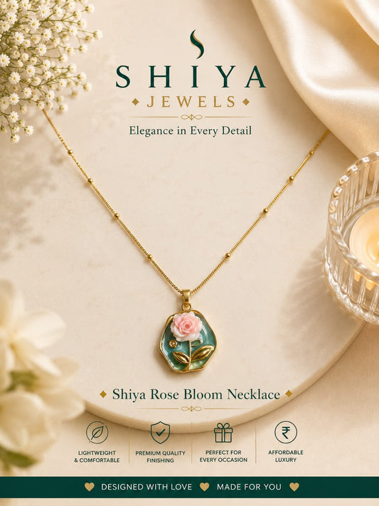 Shiya Rose Blossom Pendant Chain
