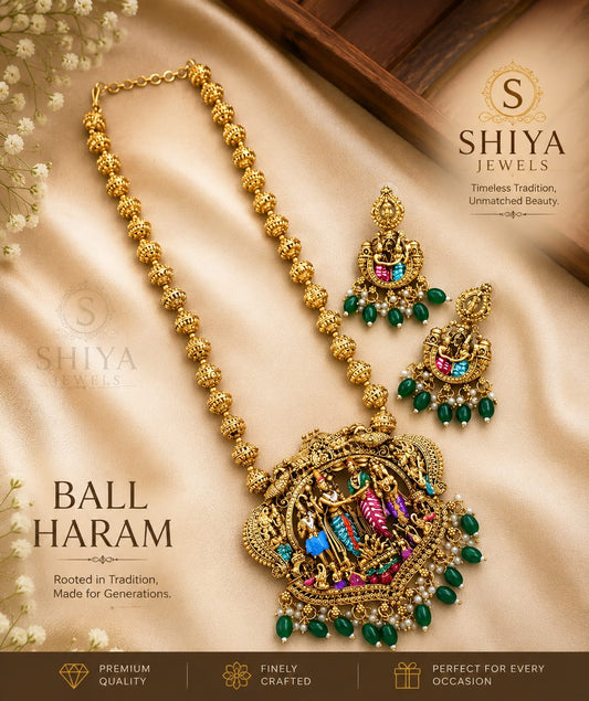 Srinivasa Kalyanam Temple Jewelry Set